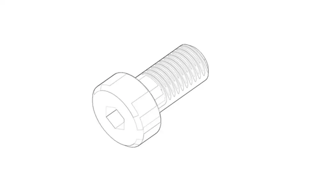 DORNBRACHT Befestigung Zylinderschraube ERSATZTEILE 093030093 M5 x 10 mm, 09303009390 Galeriebild 1
